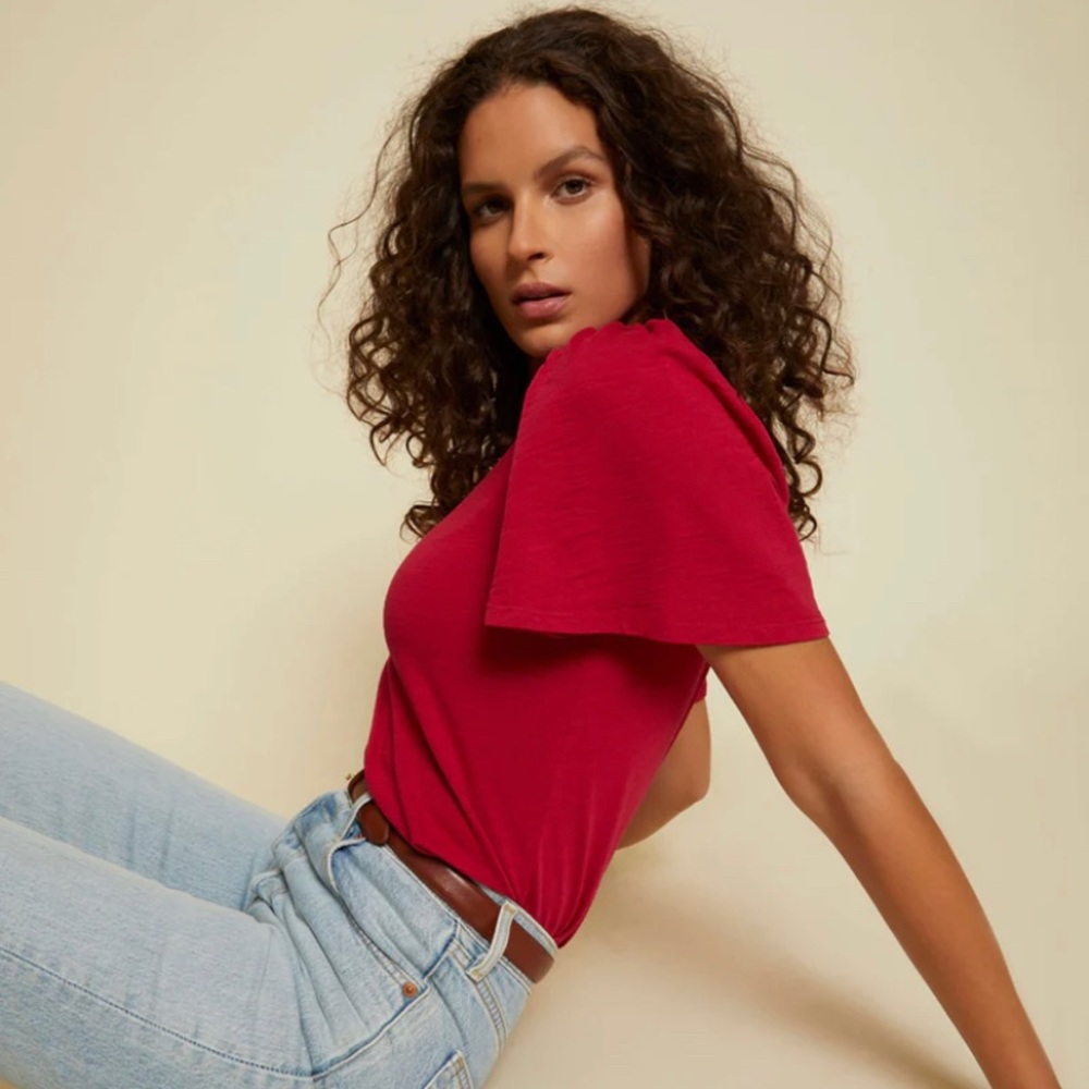 Nation LTD Savannah Flutter Sleeve Tee